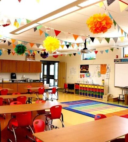 Classroom decor beautiful designs rainbow themed most designbump