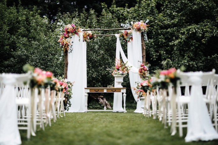 Silberhochzeit deko draußen